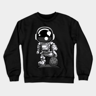 Astronaut Soccer Crewneck Sweatshirt